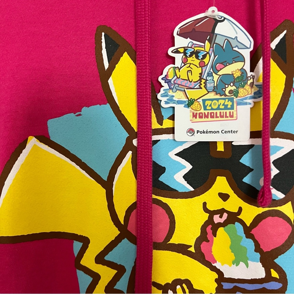 Pokemon Pink Jacket with Pikachu Design